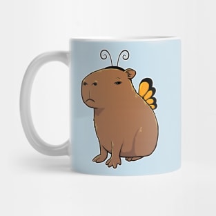 Capybara Butterfly Mug